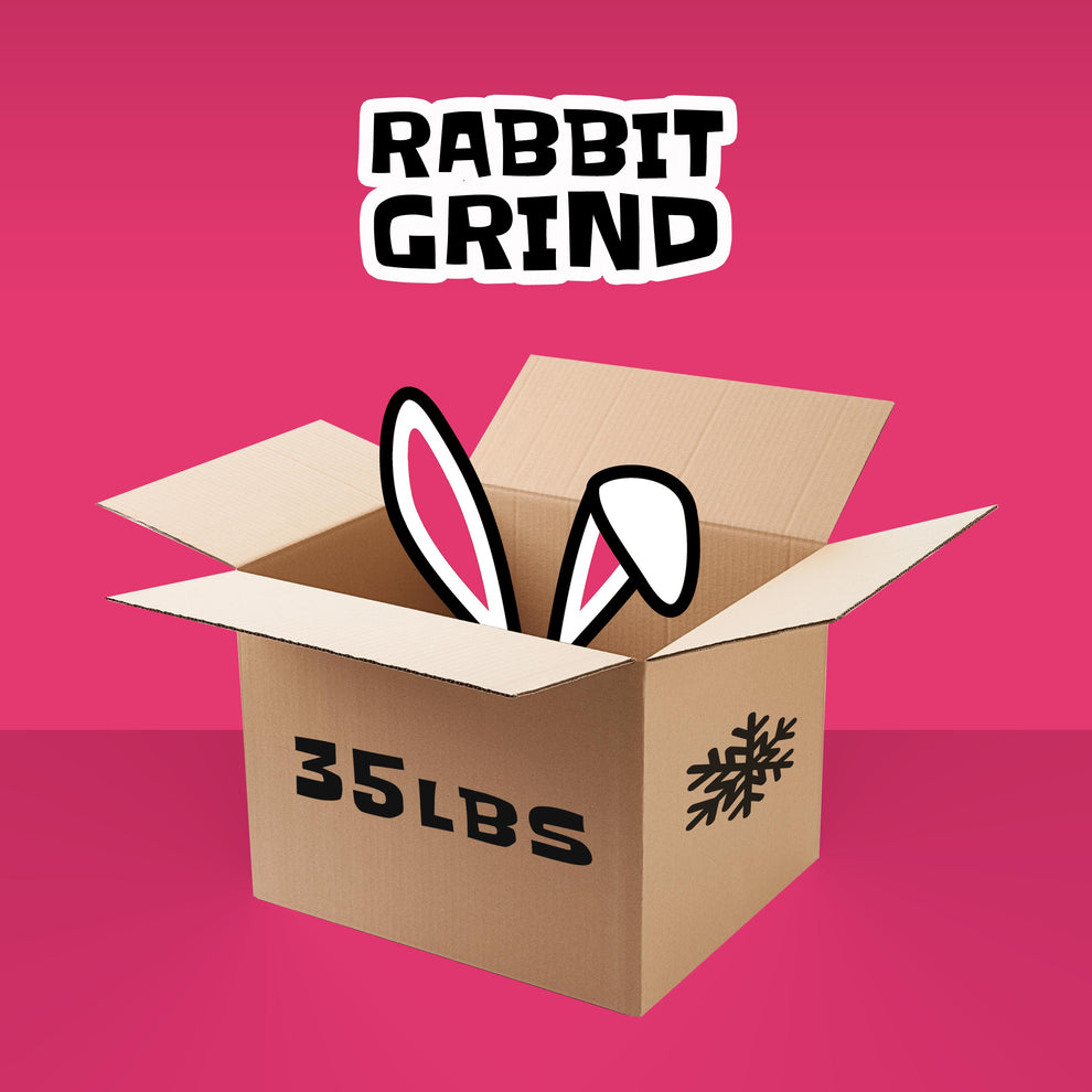Rabbit Grind Box 35lb | Cat and Dog Food – The Rabbit Tap